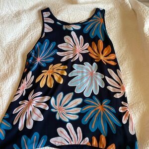 Loft Outlet chiffon  Blouse Bright Flowers